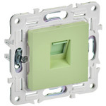 Розетка компьютерная IEK SKANDY RJ45 кат.6 мятный, IEK