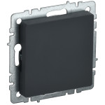 Заглушка IEK Brite, графит, IEK
