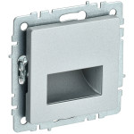 Подсветка LED белая IEK Brite встраиваемая 4000K алюминий, IEK