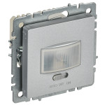 Датчик движения IEK Brite инфракрасный 500 Вт, высота 0,8-1,4м алюминий, IEK