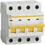 Автоматический выключатель IEK ВА47-29 4Р 16А 4,5кА х-ка С, IEK