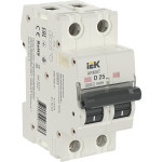 Автоматический выключатель IEK ARMAT 2P 25А (D) 6кА, IEK