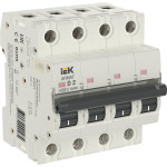 Автоматический выключатель IEK ARMAT 4P 2А (D) 6кА, IEK