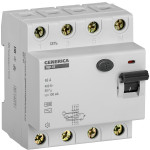 УЗО IEK GENERICA ВД1-63 4Р 63А 100мА тип AC, IEK